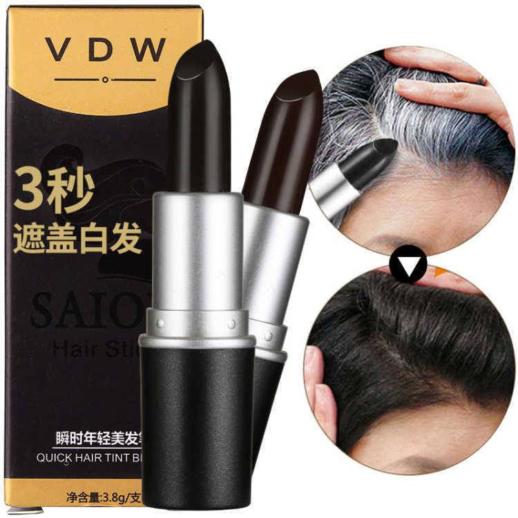 Temporary Hair Dye Stick – Black & Dark Brown
